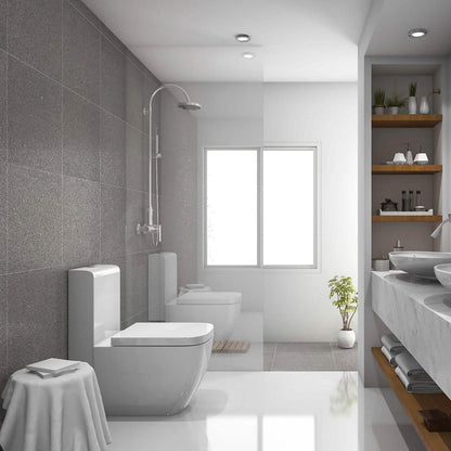 Square Toilet Seat with Grip-Tight Seat Bumpers - A-1 Thread Vault