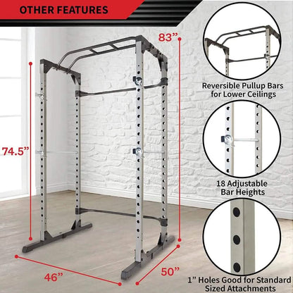 Squat Rack Strength Training Power Cage - A-1 Thread Vault