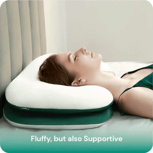 Stack Pillow with Dual Layers Balance, Adjustable Height, Suitable for All Sleeping Positions - A-1 Thread Vault