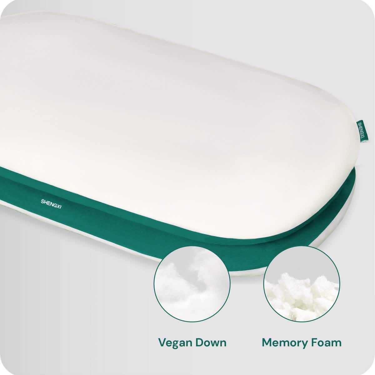 Stack Pillow with Dual Layers Balance, Adjustable Height, Suitable for All Sleeping Positions - A-1 Thread Vault