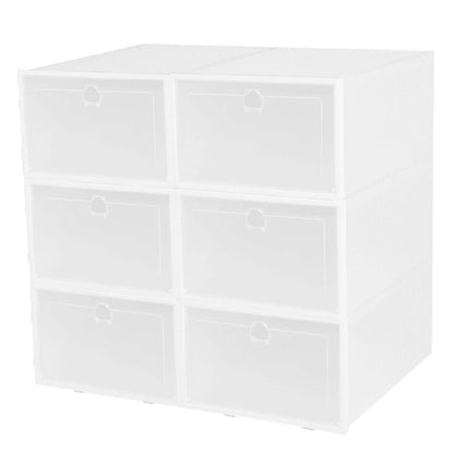 Stackable Shoe Storage Bin Transparent Dustproof - A-1 Thread Vault