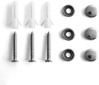 Stainless Steel 24" Wall Mounted Rack with 8 Hooks - Silver - A-1 Thread Vault