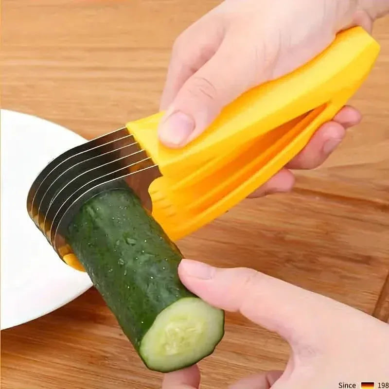 Stainless Steel Banana & Cucumber Slicer - A-1 Thread Vault