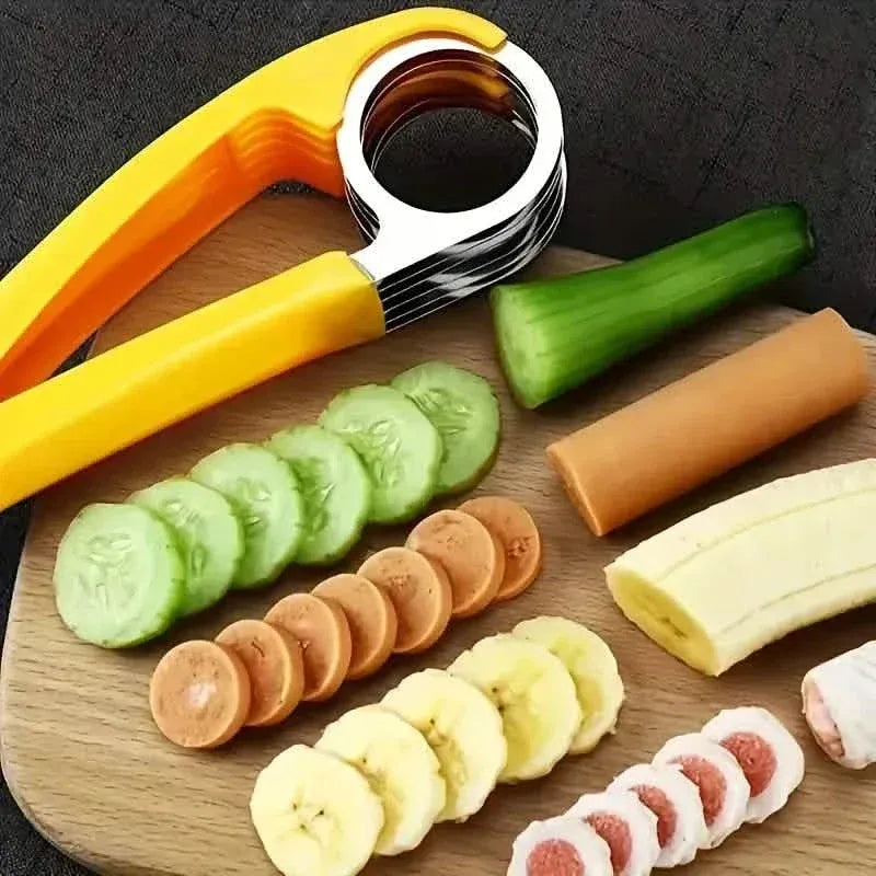 Stainless Steel Banana & Cucumber Slicer - A-1 Thread Vault