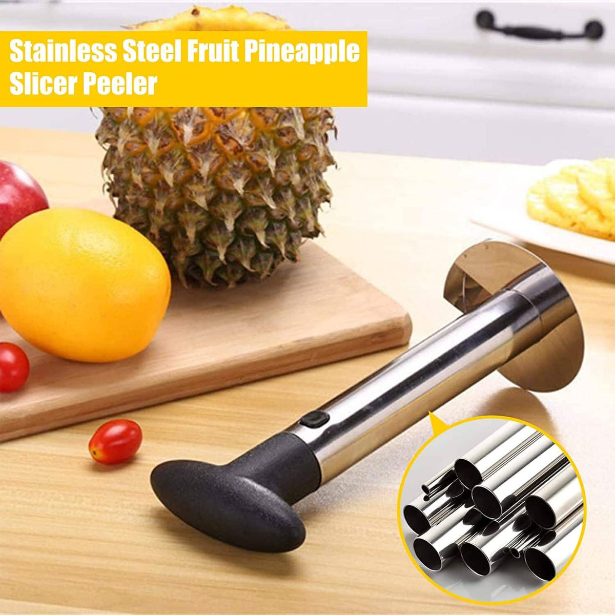 Stainless Steel Fruit Pineapple Peeler Cutter - A-1 Thread Vault