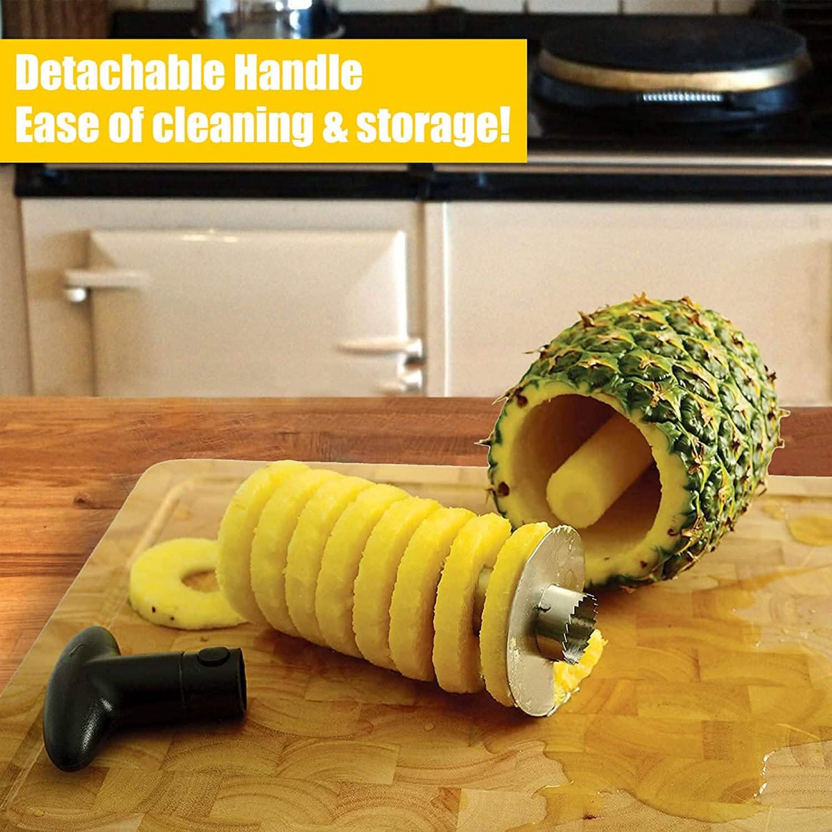 Stainless Steel Fruit Pineapple Peeler Cutter - A-1 Thread Vault