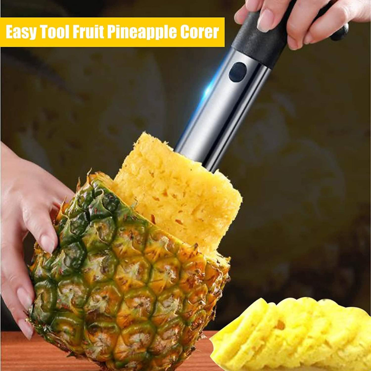 Stainless Steel Fruit Pineapple Peeler Cutter - A-1 Thread Vault