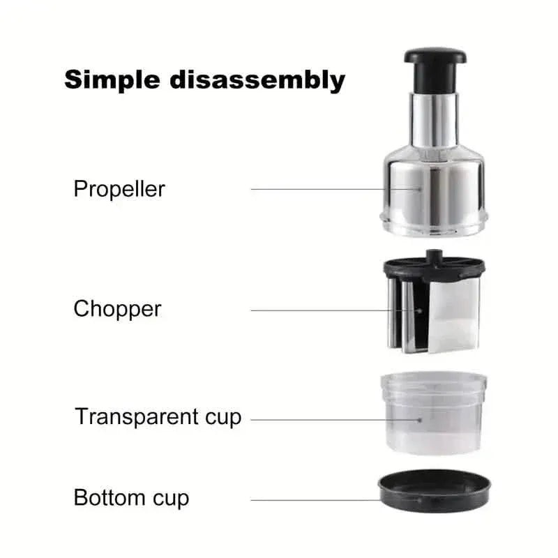 Stainless Steel Garlic Cutter - A-1 Thread Vault