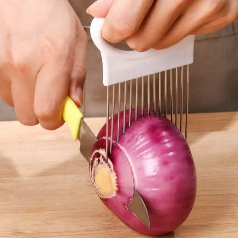 Stainless Steel Onion Needle Fork Vegetable Fruit Slicer - A-1 Thread Vault