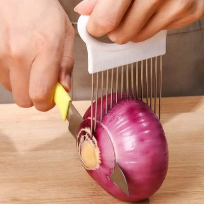 Stainless Steel Onion Needle Fork Vegetable Fruit Slicer - A-1 Thread Vault