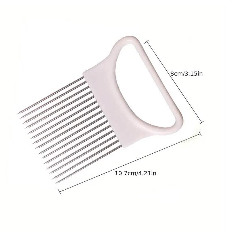 Stainless Steel Onion Needle Fork Vegetable Fruit Slicer - A-1 Thread Vault