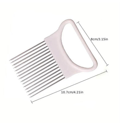 Stainless Steel Onion Needle Fork Vegetable Fruit Slicer - A-1 Thread Vault