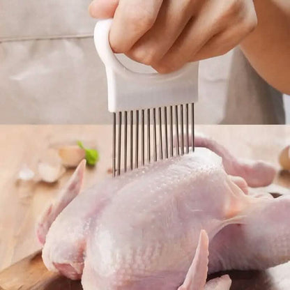 Stainless Steel Onion Needle Fork Vegetable Fruit Slicer - A-1 Thread Vault