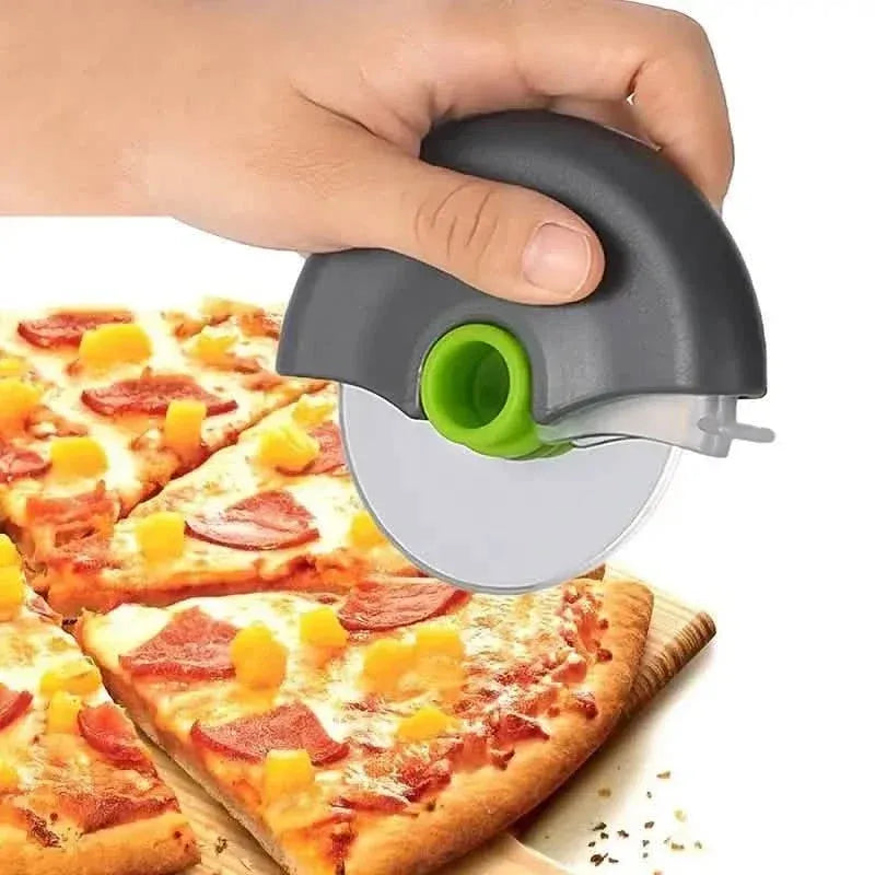 Stainless Steel Round Wheel Cutter with Lid - A-1 Thread Vault