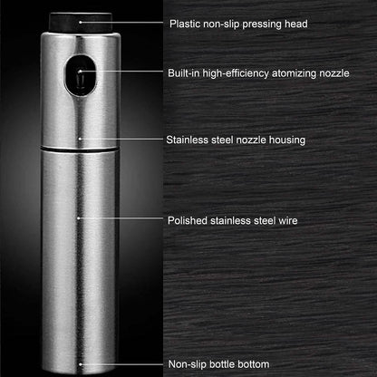 Stainless Steel Sprayer Dispenser, Dressing Spray Grilling Olive Oil - A-1 Thread Vault