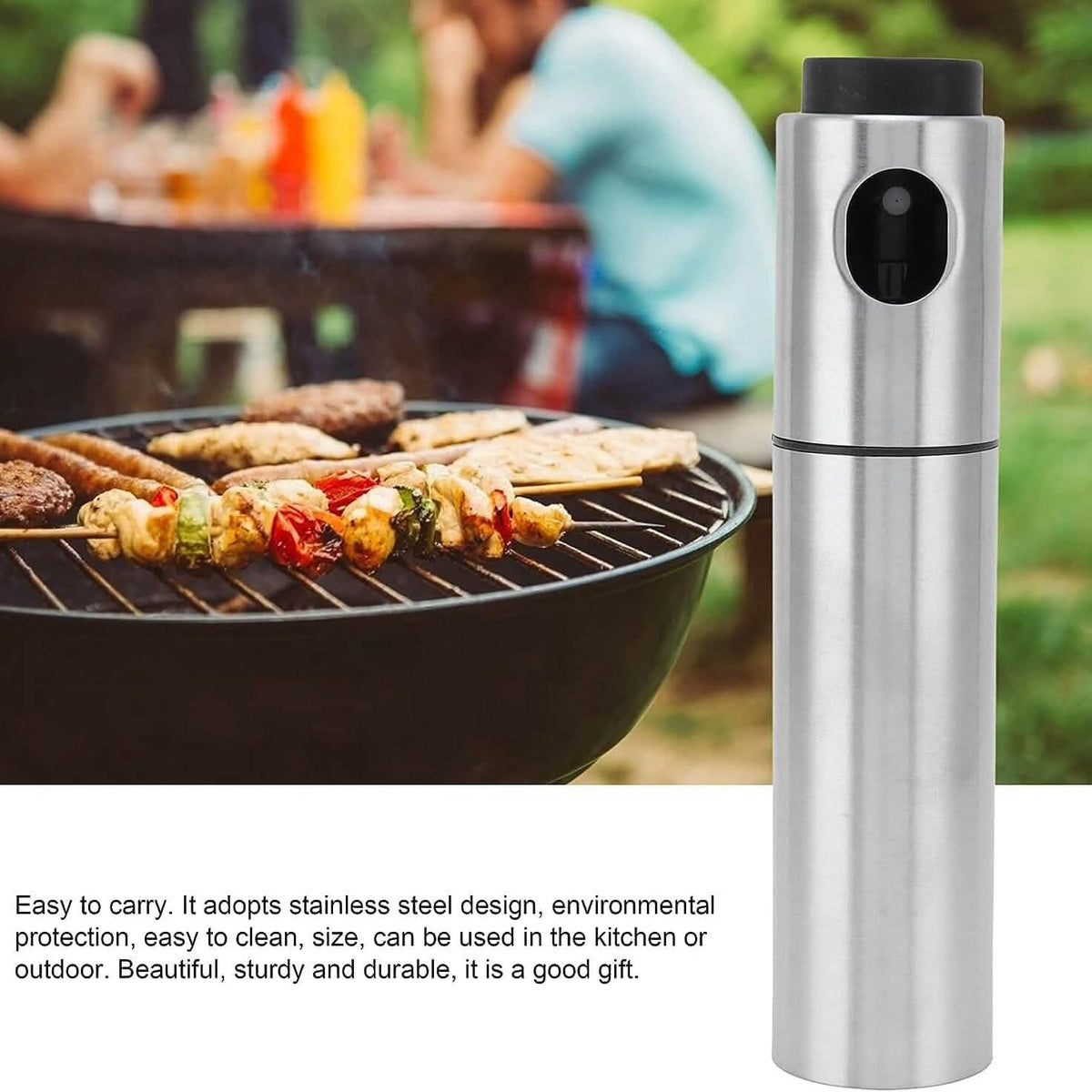 Stainless Steel Sprayer Dispenser, Dressing Spray Grilling Olive Oil - A-1 Thread Vault