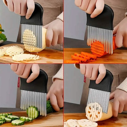 Stainless Steel Versatile Crinkle Cutter - A-1 Thread Vault
