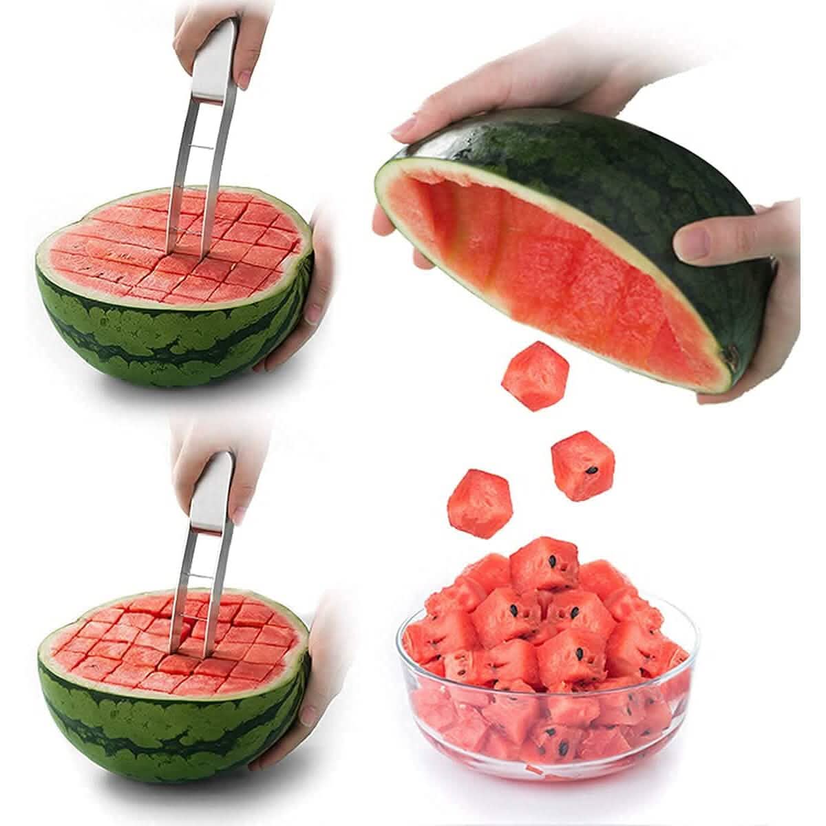 Stainless Steel Watermelon Cube Cutter - A-1 Thread Vault