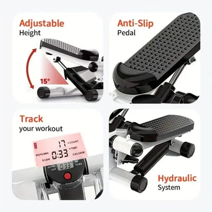 Stair Stepper With Resistance Bands For Exercise At Home - A-1 Thread Vault
