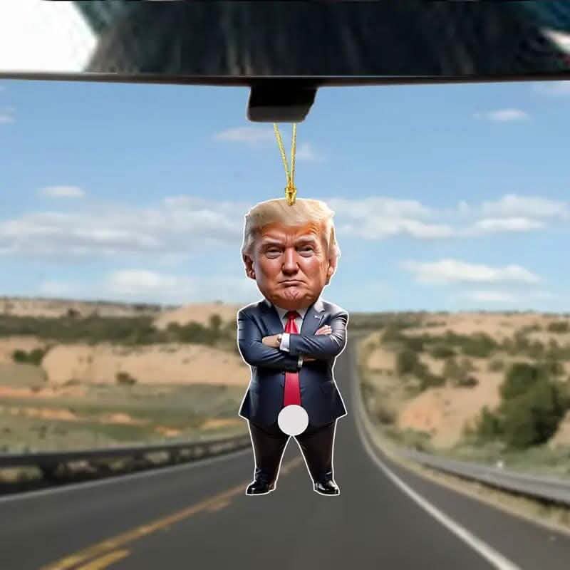 Standing Trump Acrylic Ornament Christmas Tree Hanging Decor - A-1 Thread Vault