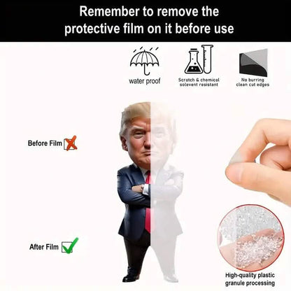 Standing Trump Acrylic Ornament Christmas Tree Hanging Decor - A-1 Thread Vault