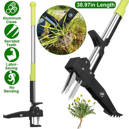 Standup Aluminum Weed Puller with 4 Claws - A-1 Thread Vault