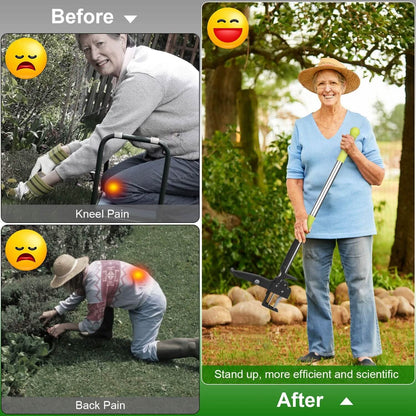 Standup Aluminum Weed Puller with 4 Claws - A-1 Thread Vault