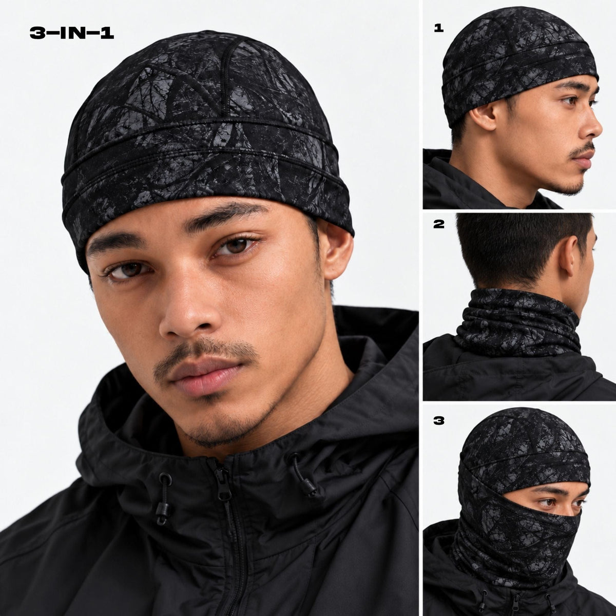 STEALTH Thermal Hood – Camo Balaclava - A-1 Thread Vault