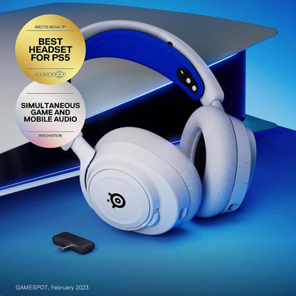 SteelSeries Arctis Nova 7P Wireless Multi-System Gaming & Mobile Headset (Refurbished) - A-1 Thread Vault