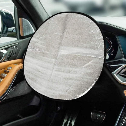 Steering Wheel Sun Protection Heat Reflective Cover Protector Cover - A-1 Thread Vault