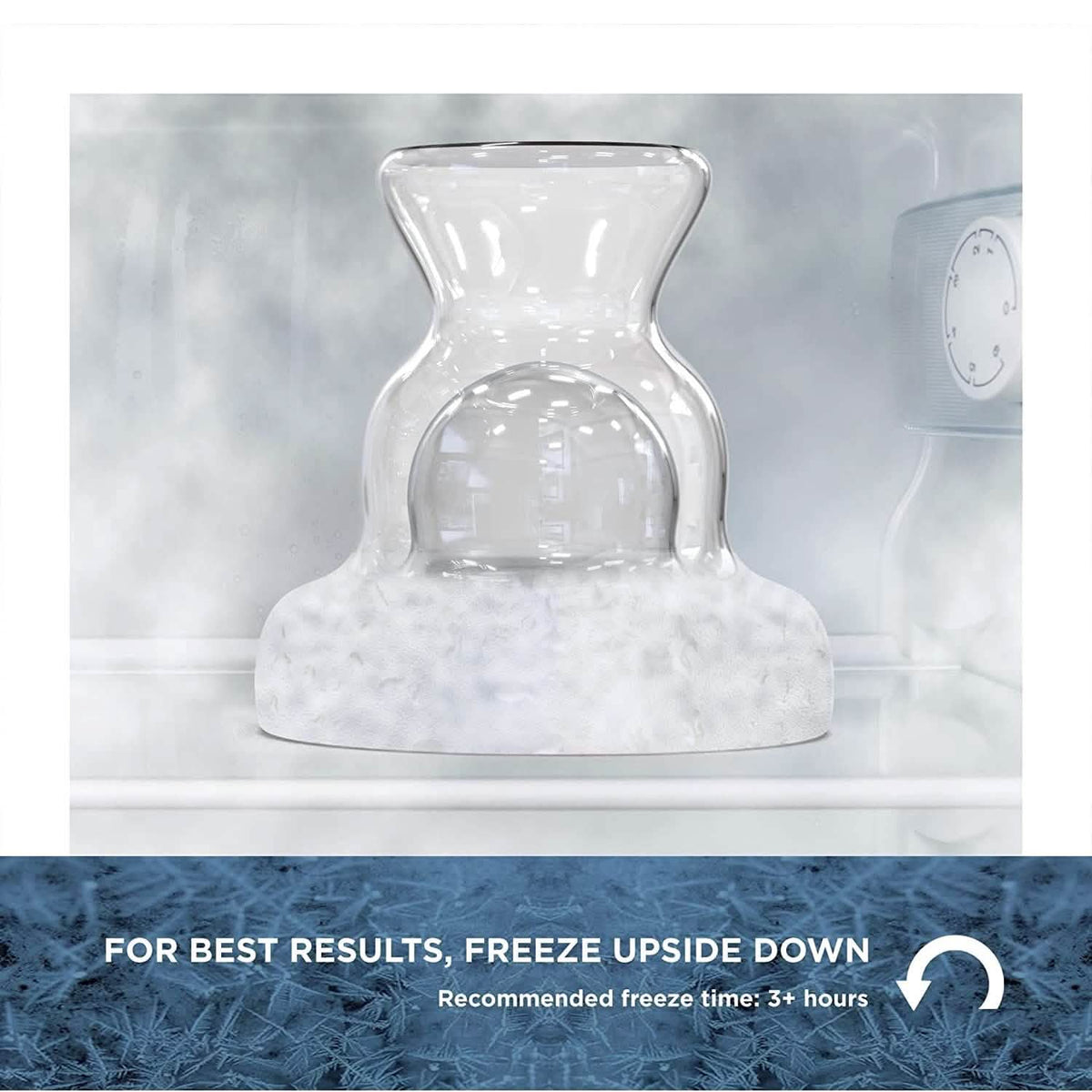 Stemless 12oz Double Wall Freezable Gel Chiller Cocktail Glass - A-1 Thread Vault