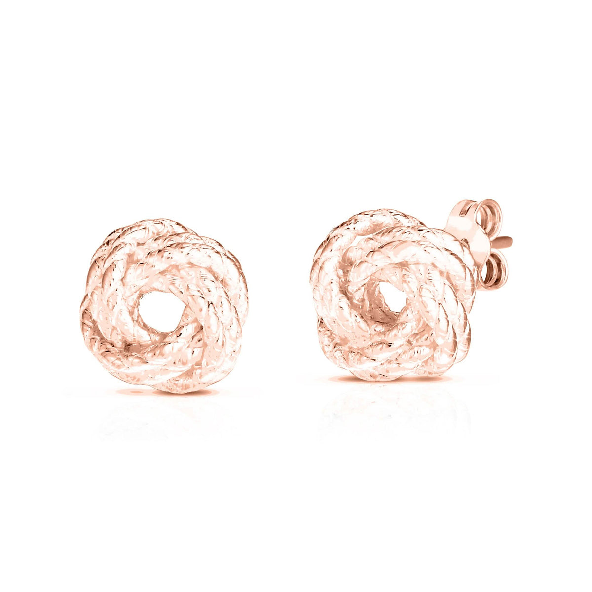 Sterling Silver Love Knot Earring - A-1 Thread Vault