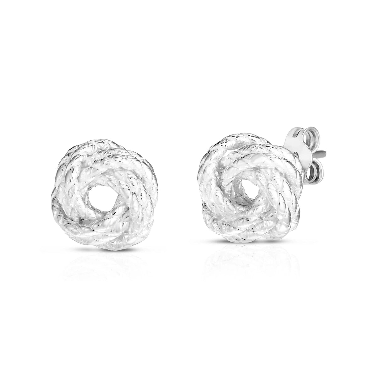 Sterling Silver Love Knot Earring - A-1 Thread Vault