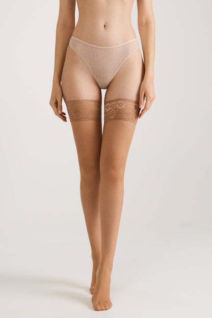 Stockings Conte Class 12 Den - Silicone Lace Top - A-1 Thread Vault