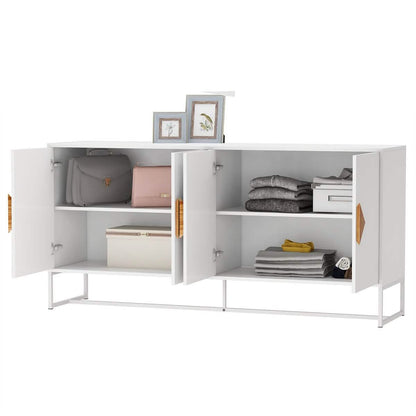 Storage Sideboard Cabinet White - A-1 Thread Vault