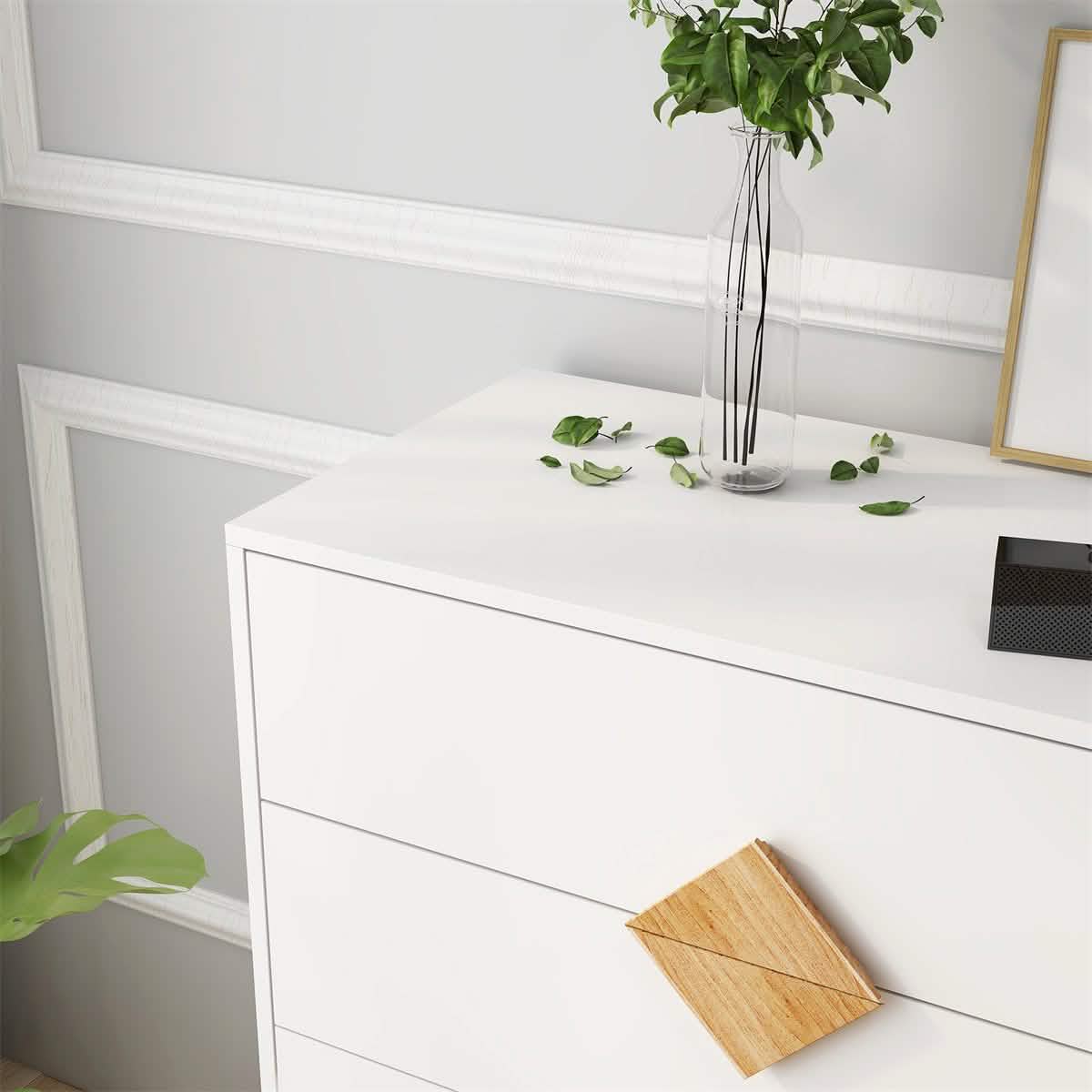 Storage Sideboard Cabinet White - A-1 Thread Vault