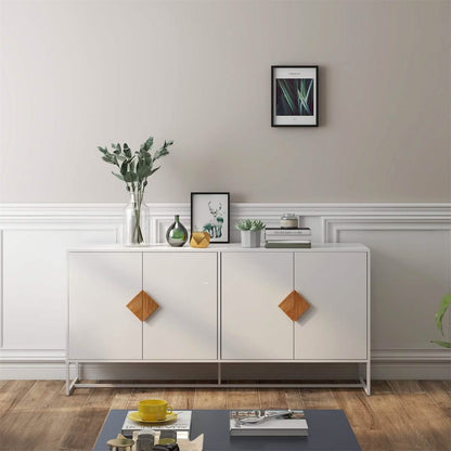 Storage Sideboard Cabinet White - A-1 Thread Vault