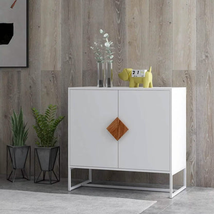 Storage Sideboard Cabinet White - A-1 Thread Vault