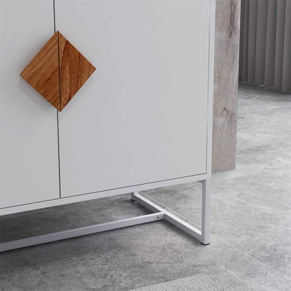 Storage Sideboard Cabinet White - A-1 Thread Vault