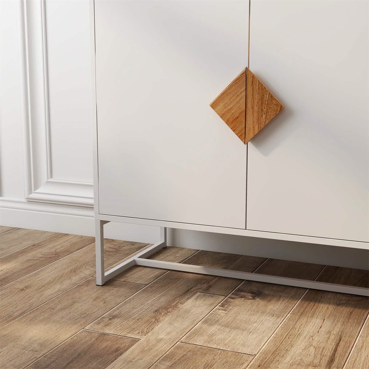Storage Sideboard Cabinet White - A-1 Thread Vault