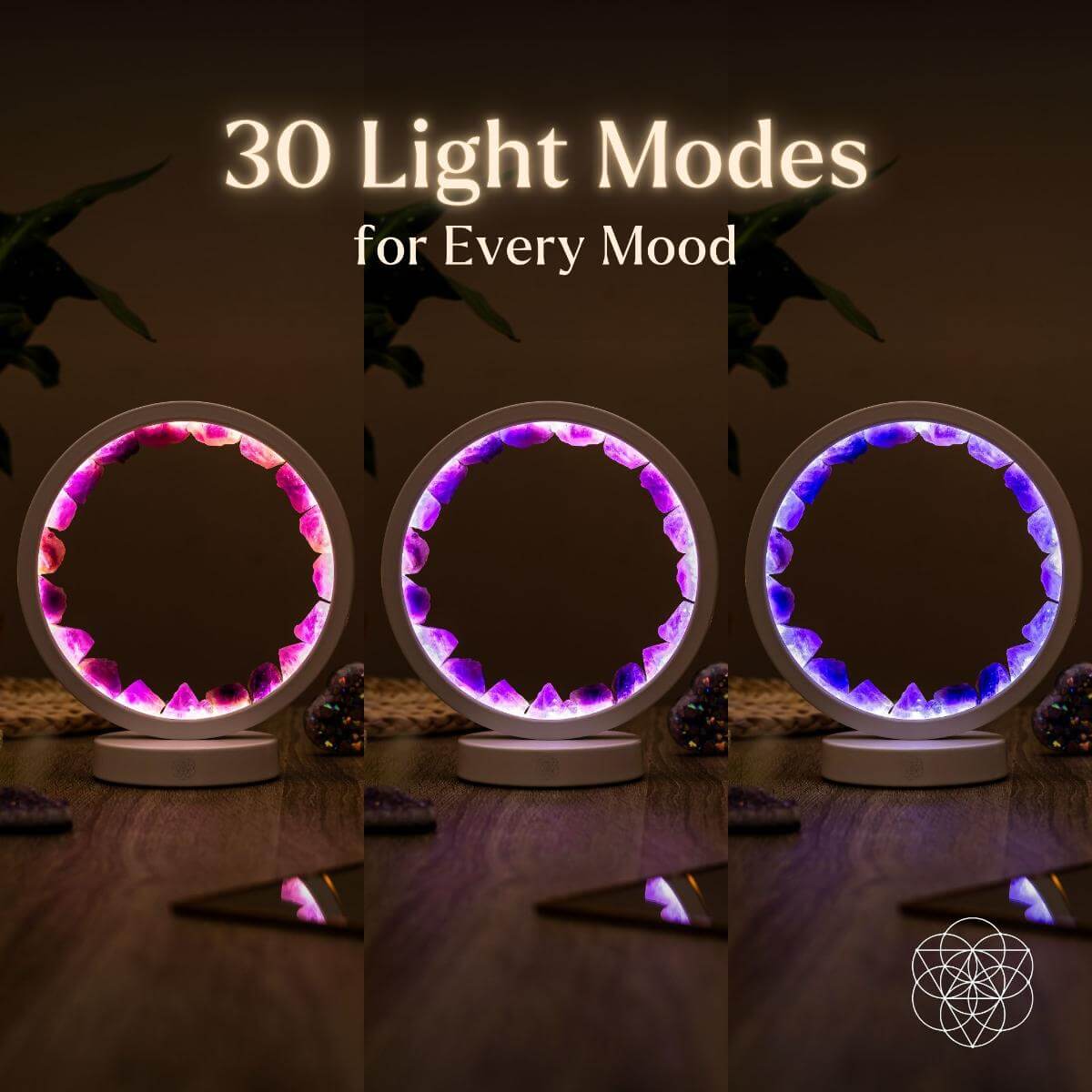 Stress Less, Sleep More – Amethyst Healing Lamp - A-1 Thread Vault