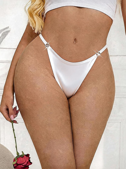 Stretch Thong with Rhinestones - A-1 Thread Vault