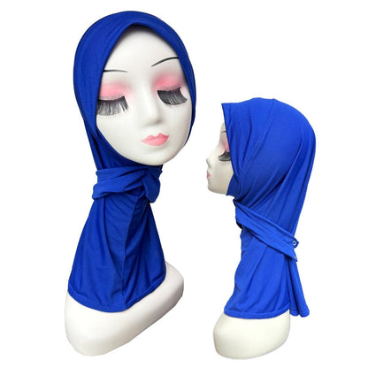 Stretch Underscarf Hijab Cap with Snap Button(MH234) - A-1 Thread Vault