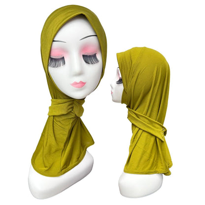 Stretch Underscarf Hijab Cap with Snap Button(MH234) - A-1 Thread Vault