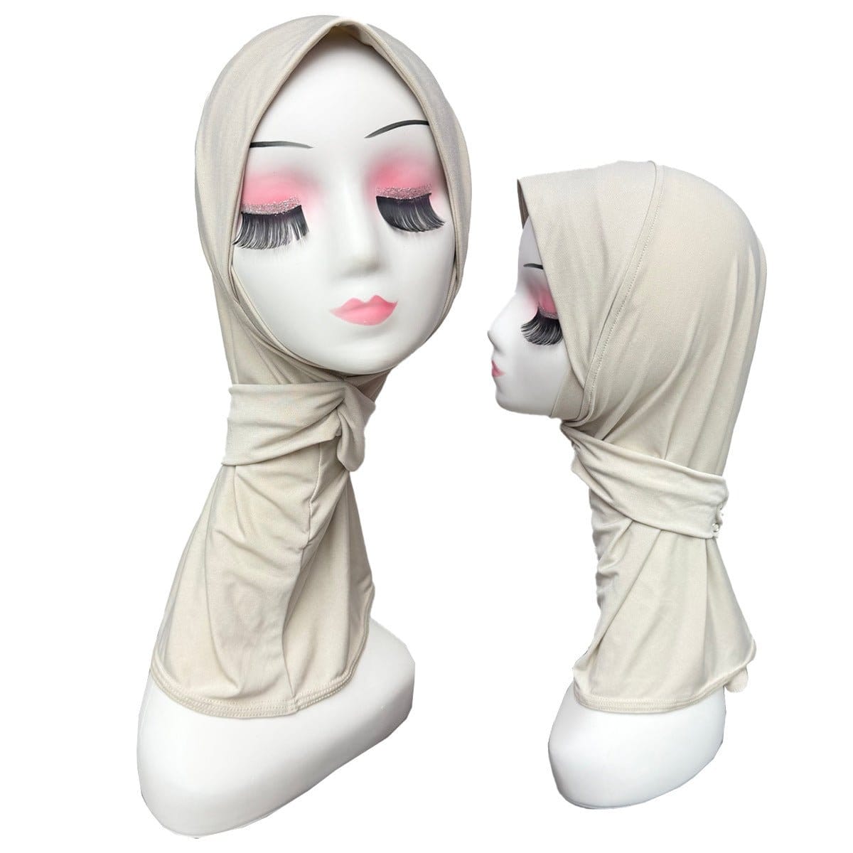 Stretch Underscarf Hijab Cap with Snap Button(MH234) - A-1 Thread Vault