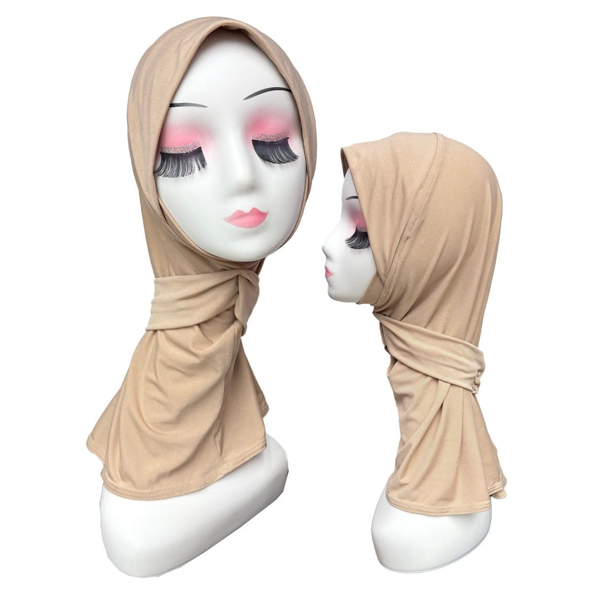 Stretch Underscarf Hijab Cap with Snap Button(MH234) - A-1 Thread Vault