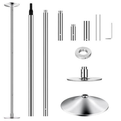 Stripper Dance Pole 45mm Spinning Static Dancing Pole - A-1 Thread Vault