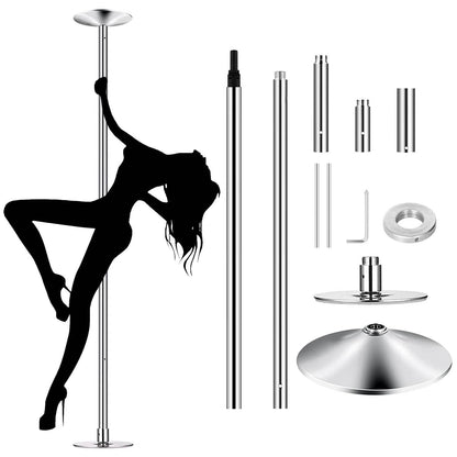 Stripper Dance Pole 45mm Spinning Static Dancing Pole - A-1 Thread Vault