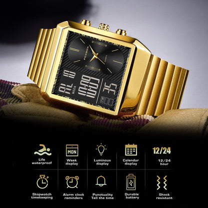 Stylish And Versatile Quartz Men's Watch Good-looking - A-1 Thread Vault