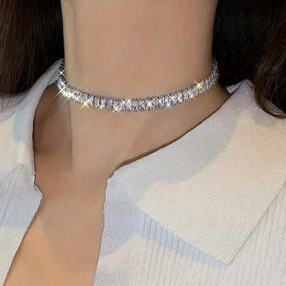 Stylish Charming Thick Tennis High Quality Sparkling Women's Jewelry - A-1 Thread Vault
